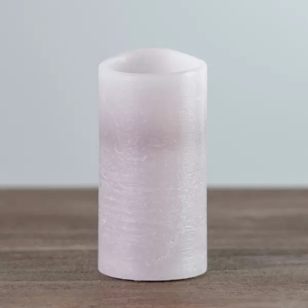 Flameless Candles-Kirkland's Home Rustic Led Pillar Candle, 3X6 In. Gray