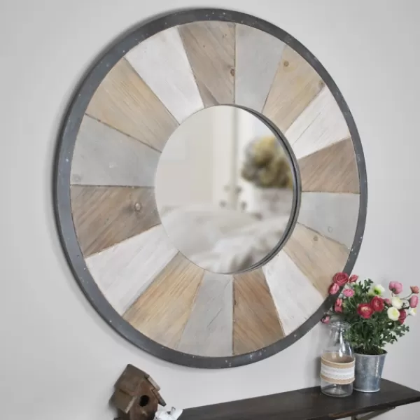 Decorative Mirrors-Kirkland's Home Rustic Wood Adler Wall Mirror