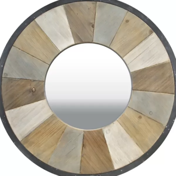 Decorative Mirrors-Kirkland's Home Rustic Wood Adler Wall Mirror