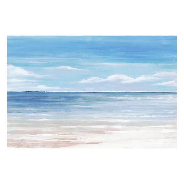 Canvas Art-Kirkland's Home Sea Landscape Iii Giclee Canvas Art Print Blue