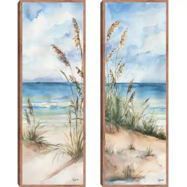 Canvas Art-Kirkland's Home Seaview Panel I & Ii 2-Pc. Canvas Art Print Set Blue