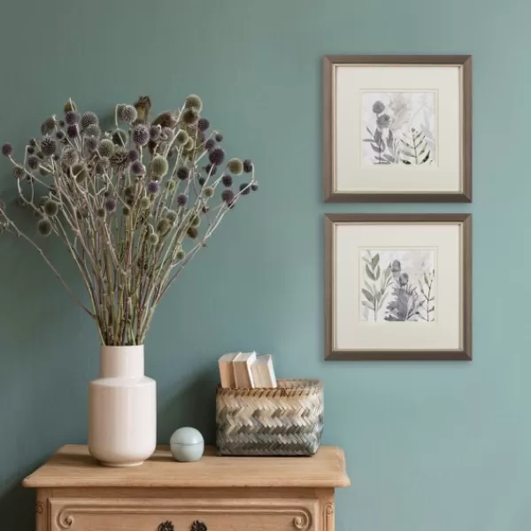 Framed Art-Kirkland's Home Shadow Woods Framed Art Prints, Set Of 2 Gray/Ivory