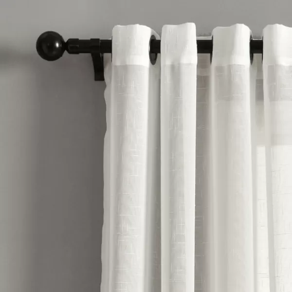 Curtains & Drapes-Kirkland's Home Sheer Grommet Curtain Panel Set, 84 In. White