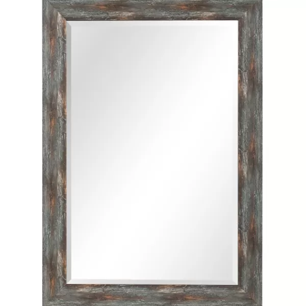 Framed Mirrors-Kirkland's Home Silver Burnished Framed Mirror