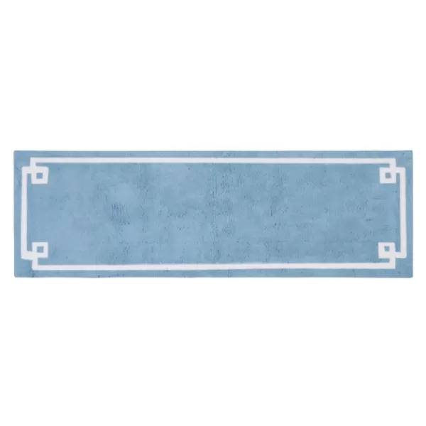 Bathroom Rugs-Kirkland's Home Simple Trim Cotton Tufted Bath Mat, 72 In. Blue