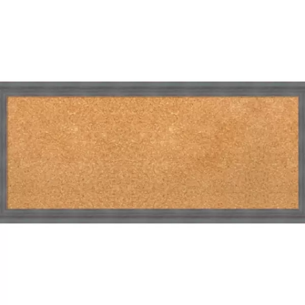 Memo & Chalkboards-Kirkland's Home Slate Gray Framed Corkboard Gray/Brown