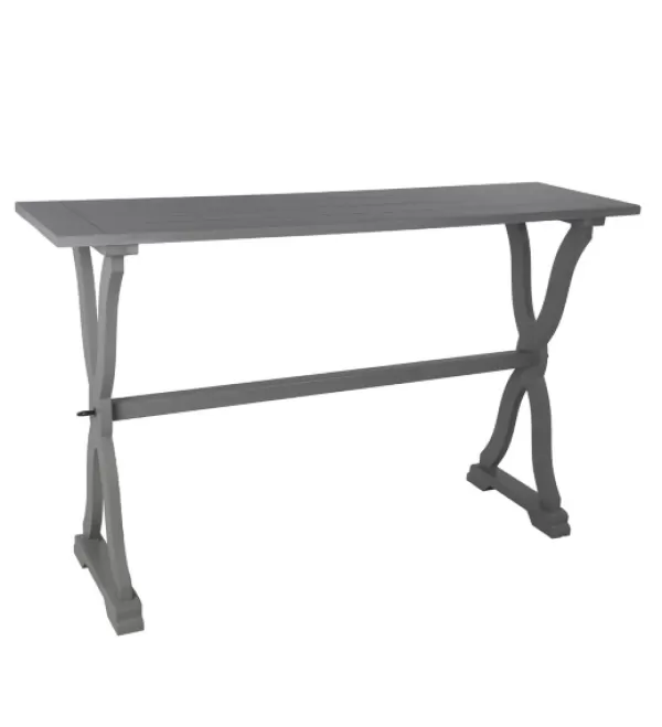 Console Tables-Kirkland's Home Slate Hourglass Console Table Gray