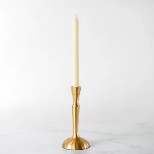 Candle Holders-Kirkland's Home Slim Taper Candle Holder, 8 In. Gold