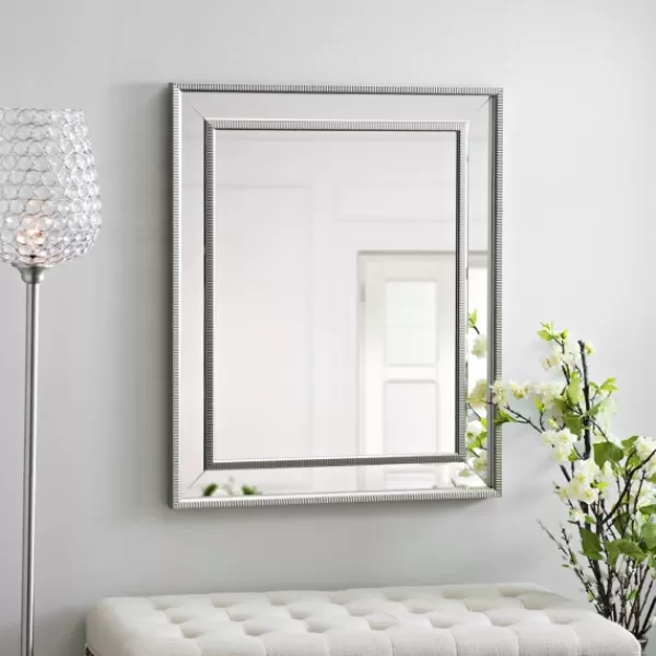 Decorative Mirrors-Kirkland's Home Small Silver Luxe Mirror, 29.5X35.5 In.