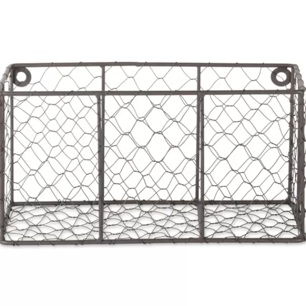 Wall Storage-Kirkland's Home Small Wall Hanging Chicken Wire Baskets, Set Of 2