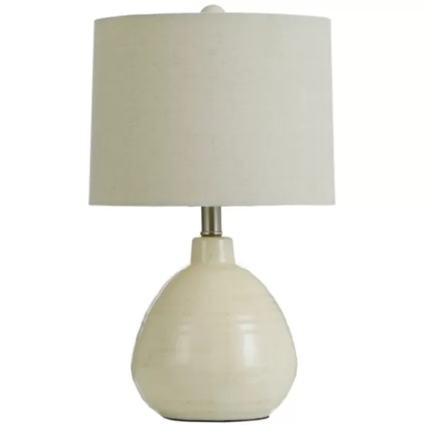 Table Lamps-Kirkland's Home Smooth Ceramic Table Lamp Ivory