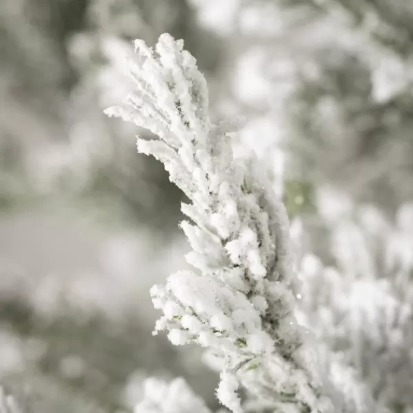 Arrangements & Greenery-Kirkland's Home Snowy Pine White Potted Christmas Trees, Set Of 3 Green/White