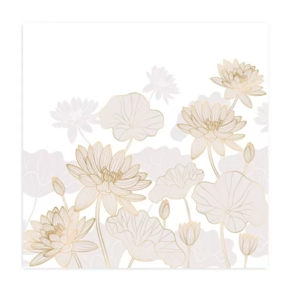 Wall Murals & Wall Decals-Kirkland's Home Soft Pink Floral Peel And Stick Wall Mural Pink/Gold