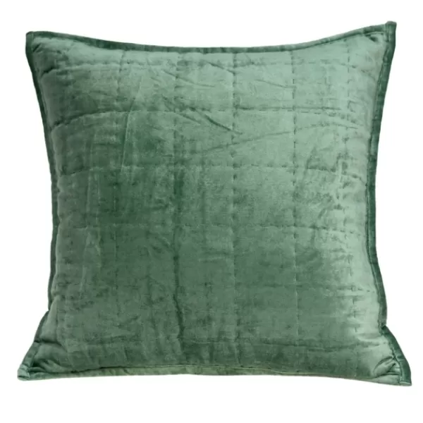 Pillows-Kirkland's Home Solid Quilted Pillow Green