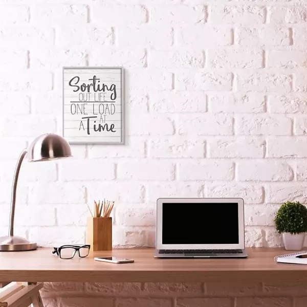 Wall Quotes & Signs-Kirkland's Home Sorting Out Life One Load At A Time Wall Plaque White