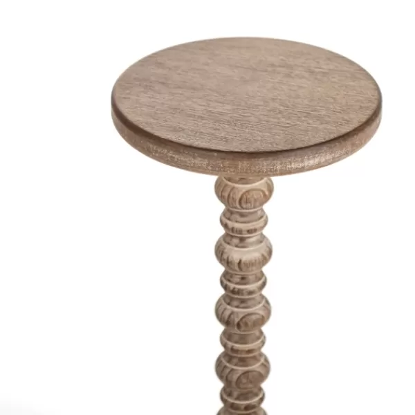 Accent & End Tables-Kirkland's Home Spencer Spindle Leg Cocktail Table Tan