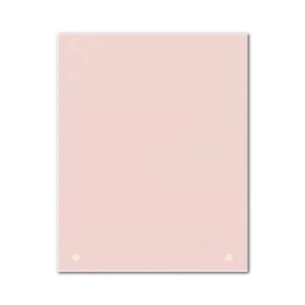 Memo & Chalkboards-Kirkland's Home Square Magnetic Glass Dry Erase Board Pink