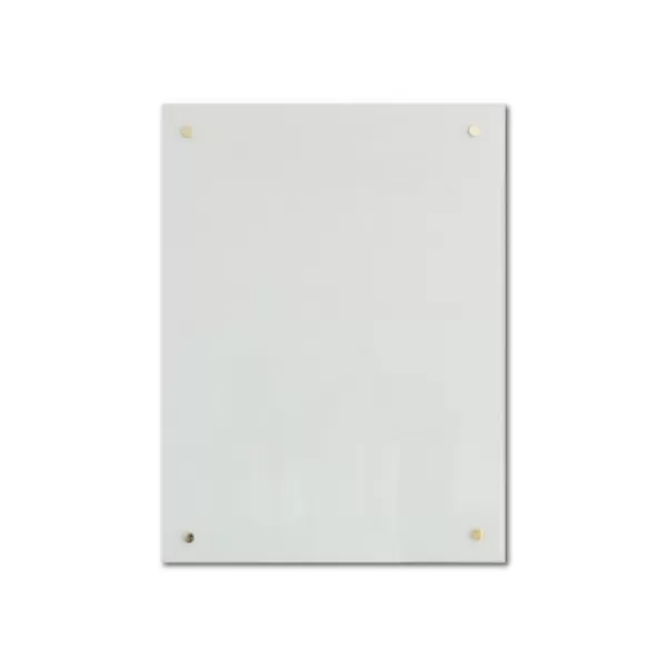 Memo & Chalkboards-Kirkland's Home Square Magnetic Glass Dry Erase Board White