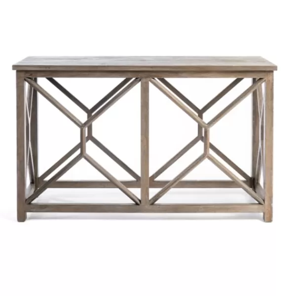 Console Tables-Kirkland's Home Stephan Natural Wood Console Table Brown