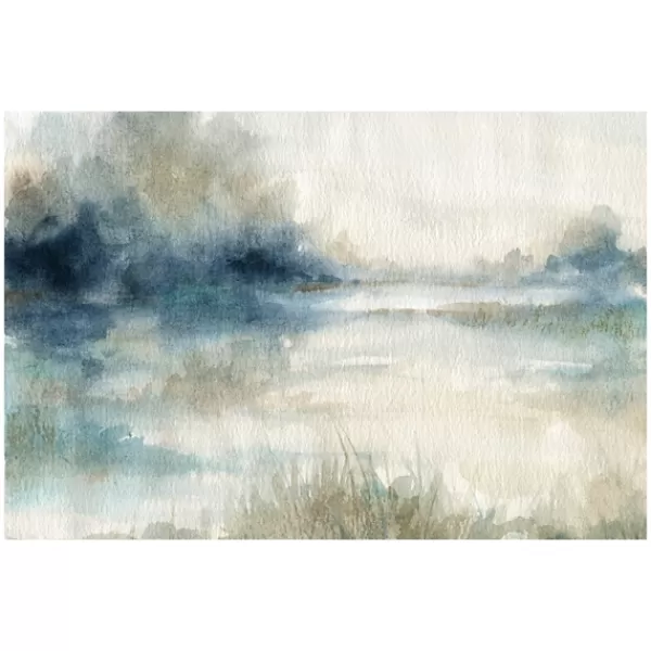 Canvas Art-Kirkland's Home Still Evening Waters Ii Giclee Canvas Art Print Blue/Green