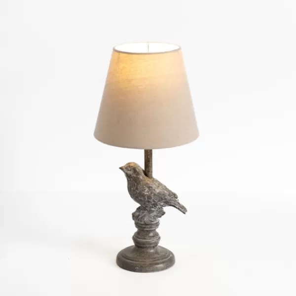 Table Lamps-Kirkland's Home Stone Gray Perched Bird Table Lamp Tan