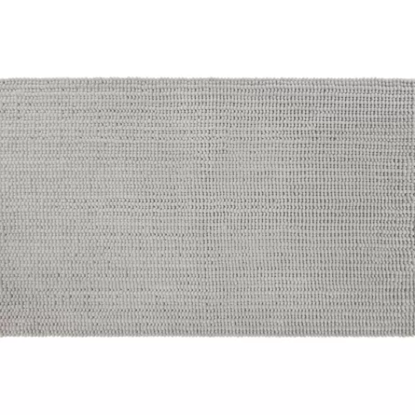 Bathroom Rugs-Kirkland's Home Stone Memory Foam Chenille Bath Mat, 34 In. Gray