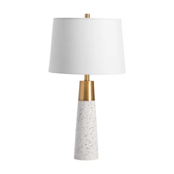 Table Lamps-Kirkland's Home Stone Speckled Table Lamp White