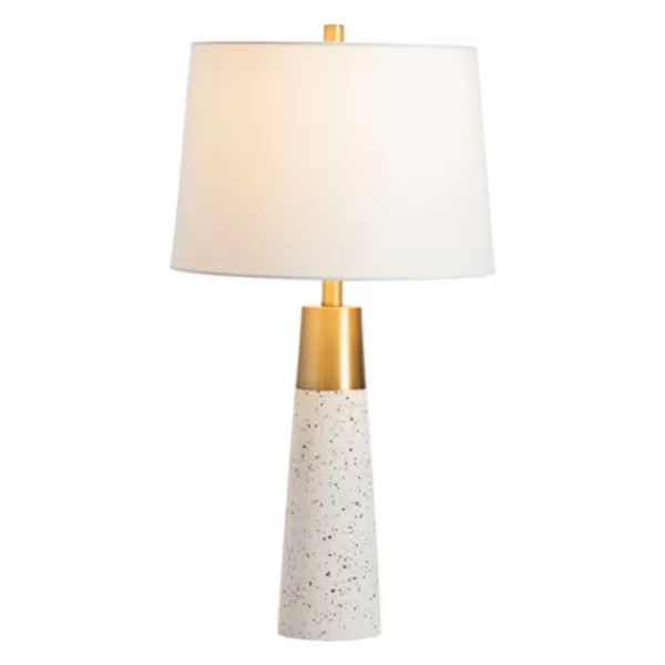 Table Lamps-Kirkland's Home Stone Speckled Table Lamp White