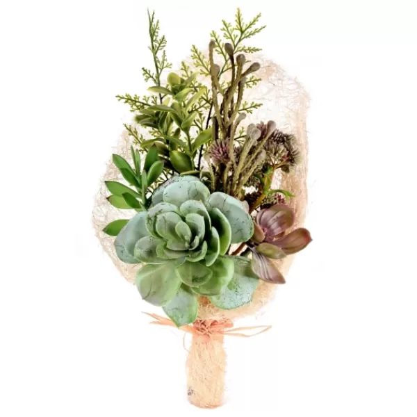 Stems & Bouquets-Kirkland's Home Succulent Bouquet, 15 In. Green