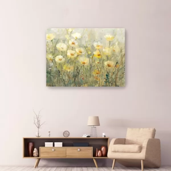 Canvas Art-Kirkland's Home Summer In Bloom Iii Canvas Art Print, 48X36 In. Green/Yellow