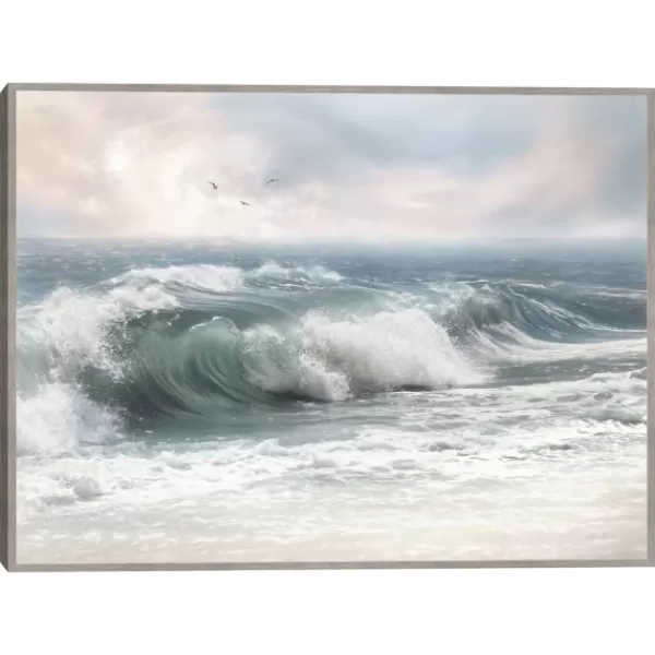 Framed Art-Kirkland's Home Sun And Surf Ii Coastal Framed Wall Art Blue/Green/White