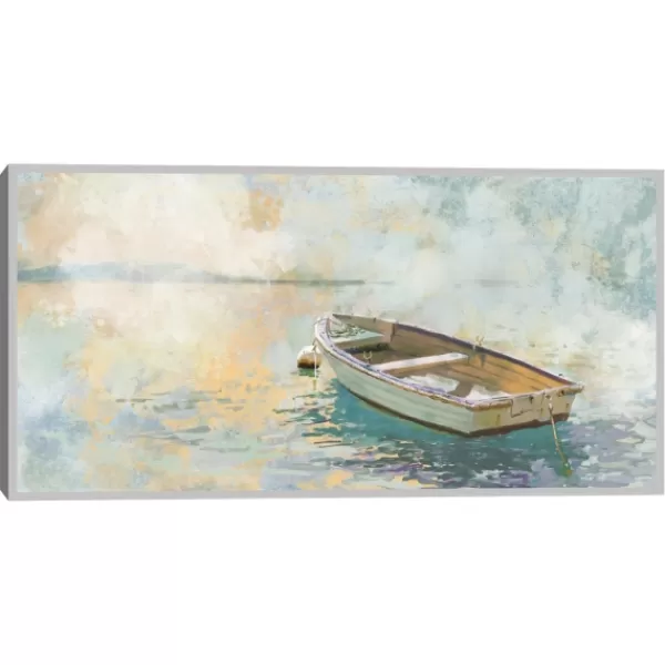 Canvas Art-Kirkland's Home Sunday Solitude Framed Canvas Art Print Blue