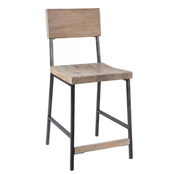 Bar Stools & Counter Height Stools-Kirkland's Home Tacoma Counter Stool Tan