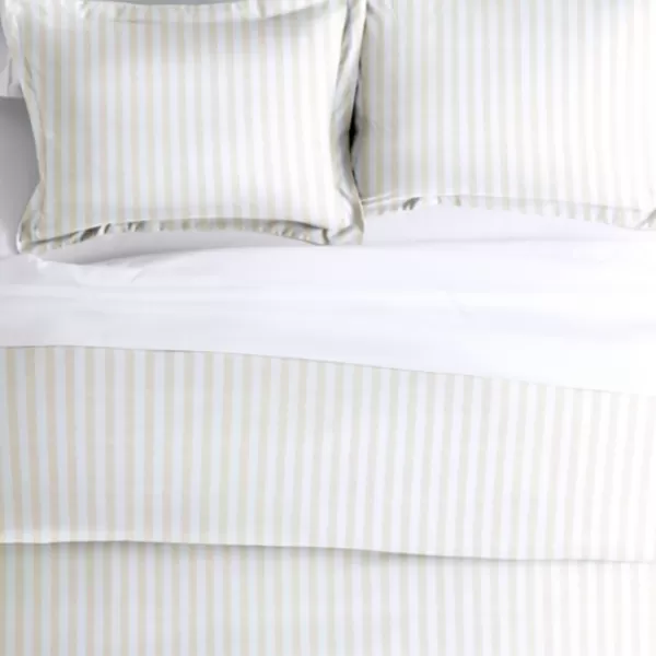 Duvets-Kirkland's Home Tan Rugged Stripe 2-Pc. Twin Duvet Cover Set Tan/White