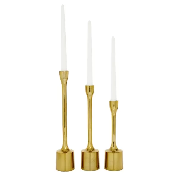 Candle Holders-Kirkland's Home Taper Candle Holders, Set Of 3 Gold