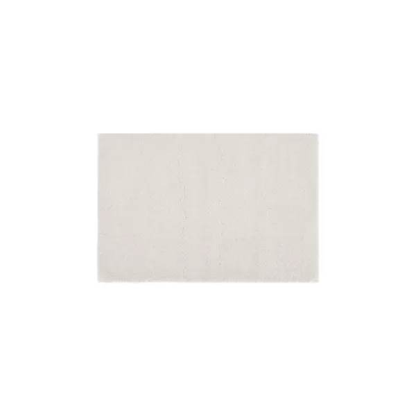 Bathroom Rugs-Kirkland's Home Taupe High Pile Marshmallow Bath Mat, 30 In. Ivory