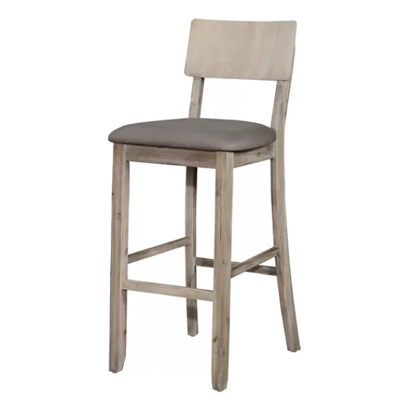 Bar Stools & Counter Height Stools-Kirkland's Home Taylor Wash Bar Stool Gray