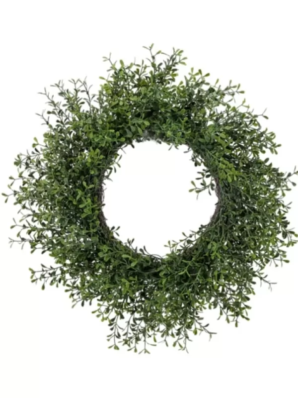 Wreaths-Kirkland's Home Tea Leaf Wreath Green