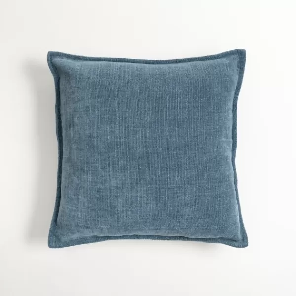 Pillows-Kirkland's Home Teal Chenille Throw Pillow Blue