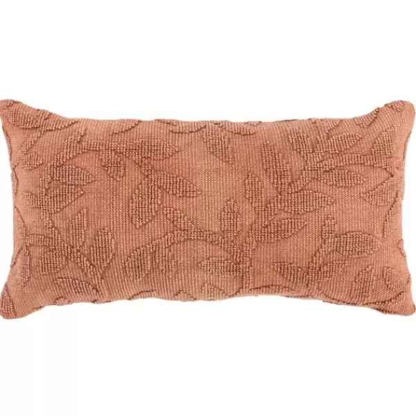 Pillows-Kirkland's Home Terracotta Stonewash Botanical Pillow Pink