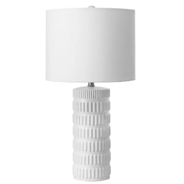 Table Lamps-Kirkland's Home Textured Ceramic Table Lamp White