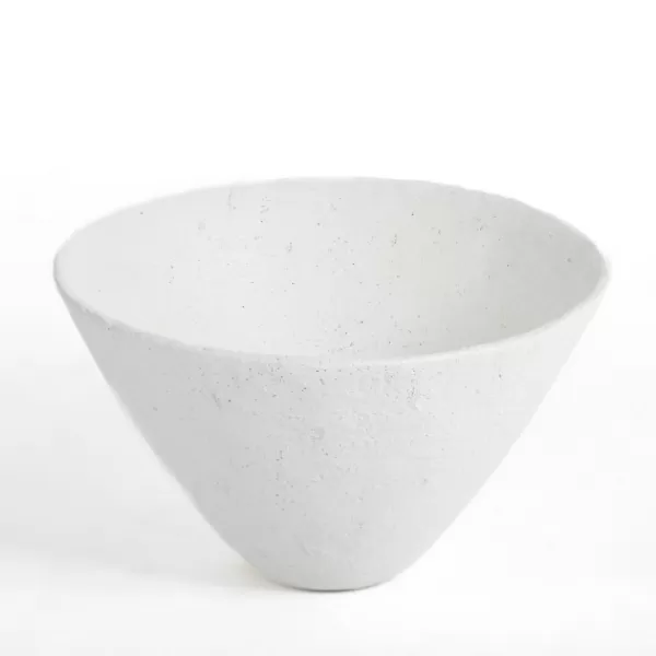 Decorative Bowls & Jars-Kirkland's Home Textured Decorative Cone Bowl White