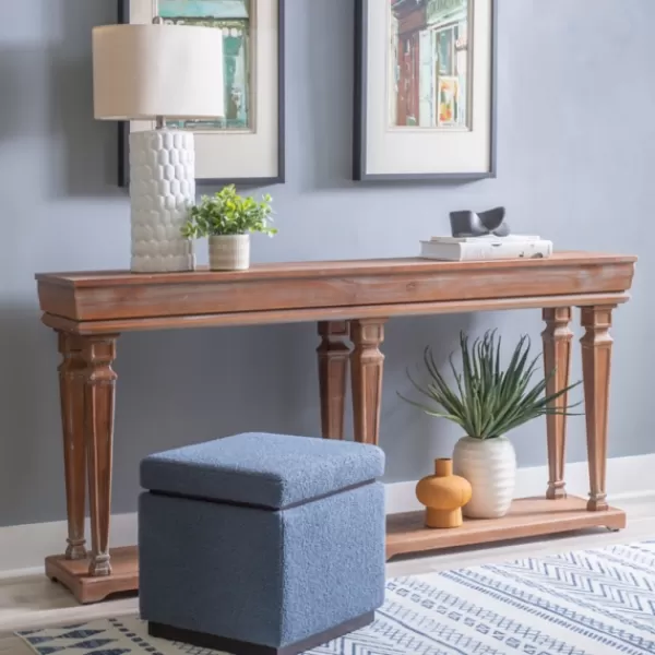 Console Tables-Kirkland's Home Tiffany Weathered Console Table