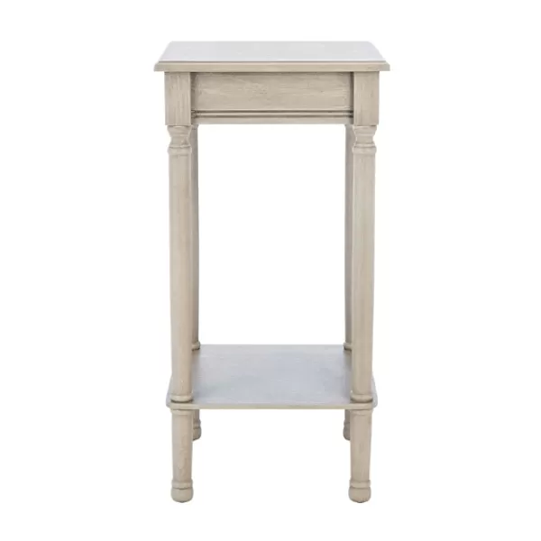 Accent & End Tables-Kirkland's Home Tilley Beige Classic Square Accent Table Tan