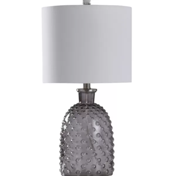 Table Lamps-Kirkland's Home Tinted Glass Jar Table Lamp Gray