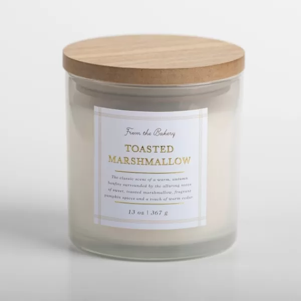 Candles-Kirkland's Home Toasted Marshmallow Triple Wick Jar Candle White