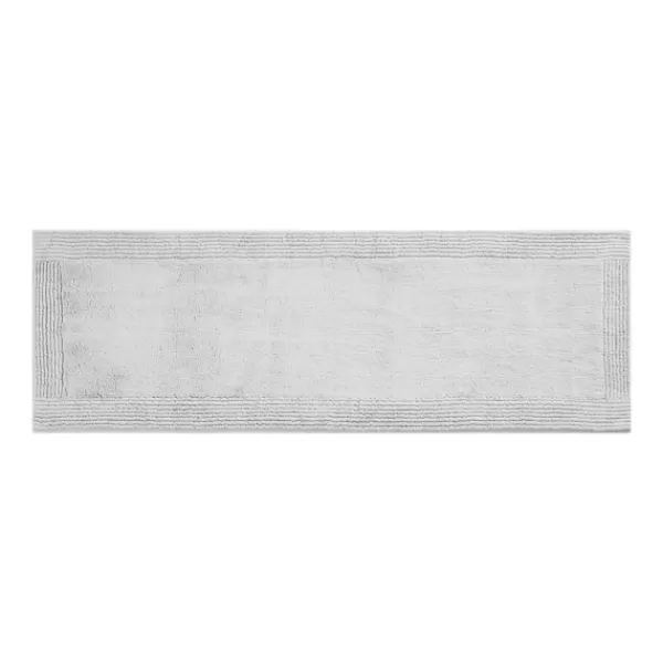 Bathroom Rugs-Kirkland's Home Tufted Reversible Bath Runner Gray