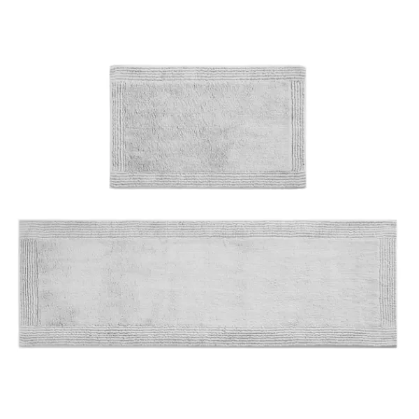 Bathroom Rugs-Kirkland's Home Tufted Reversible Bath Runner Gray