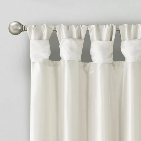 Curtains & Drapes-Kirkland's Home Twist Top Curtain Panel, 95 In. White