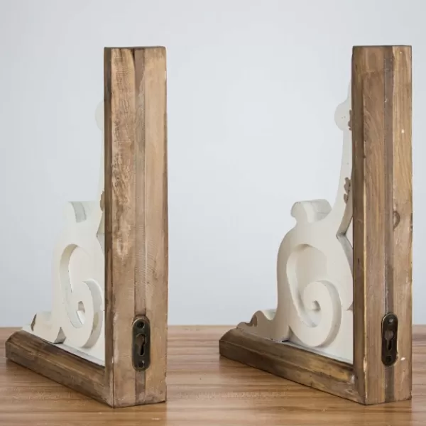 Shelves-Kirkland's Home Two-Tone Corbel Shelf Brackets, Set Of 2